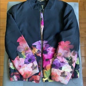 Ted Baker London Jackets & Coats - Printed Bomber & Pencil Skirt Ted Baker London Jackets & Coats - Printed Bomber & Pencil Skirt